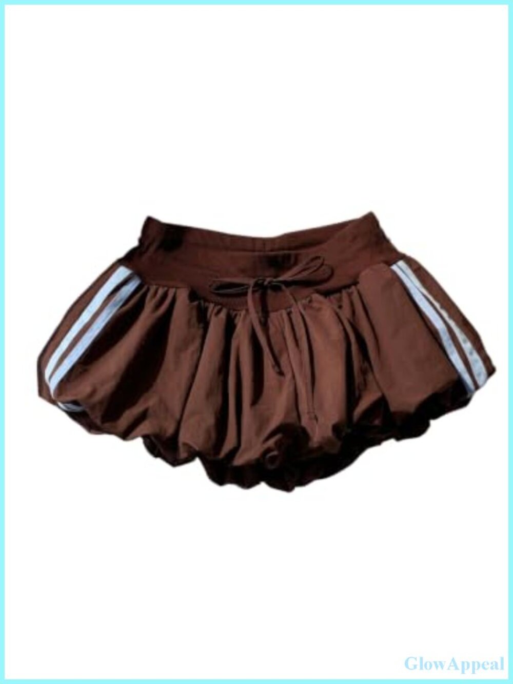 Low Rise Bubble Shorts Drawstring Waist Puffy Mini Track Shorts
